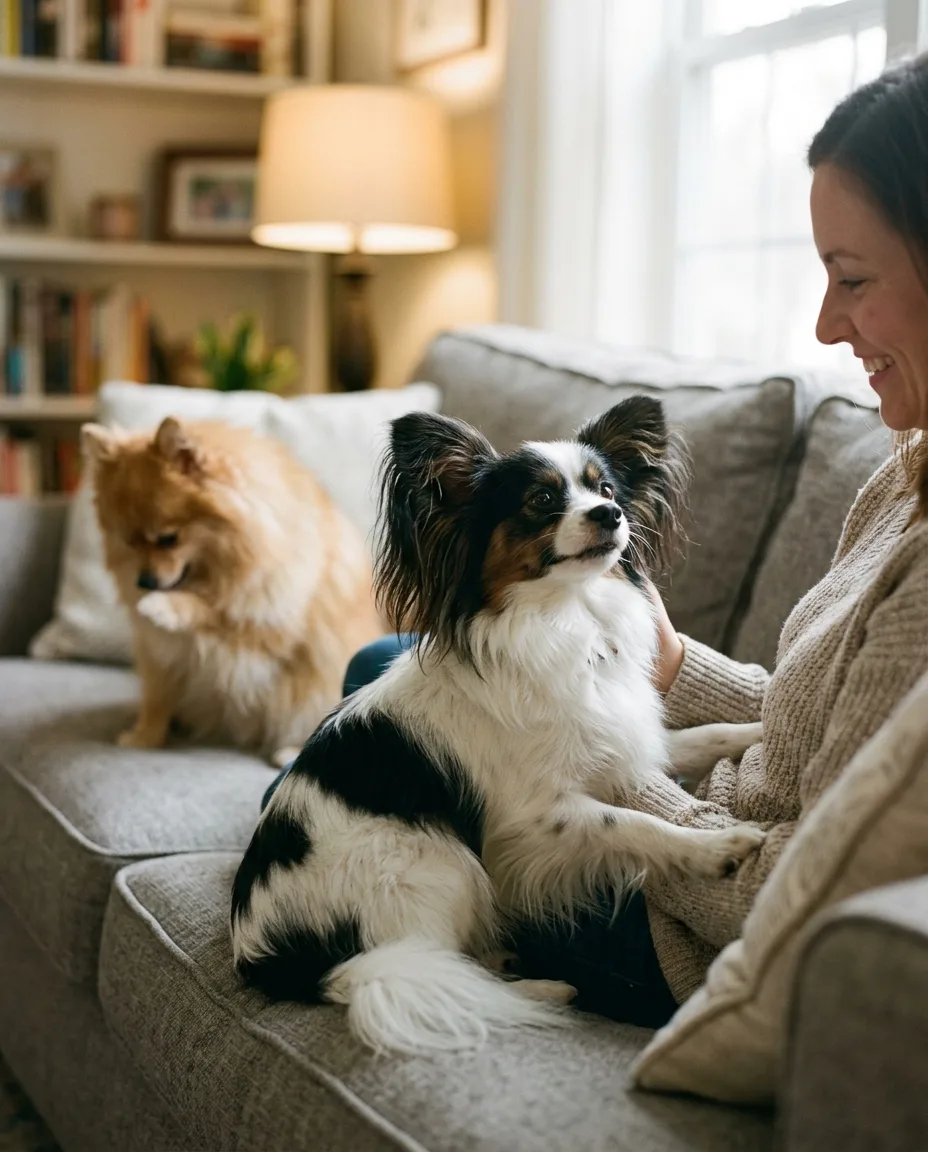 are papillon dogs affectionate visual aid for papillon affection vs. other toy breeds