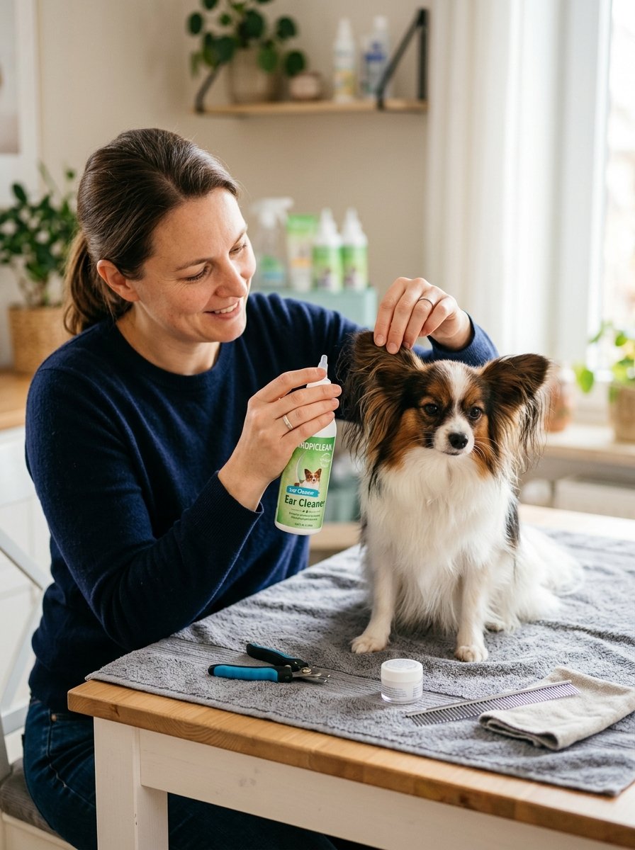 Papillon detail care steps visual